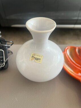Haeger Pottery Vase White